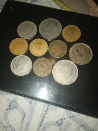 Lote monedas antiguas España