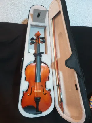 Violín 4/4 con funda y arco