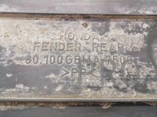 Portamatricula Honda SFX