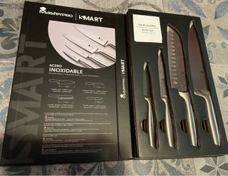 Set 4 Coltelli MasterPRO Acciaio Inox