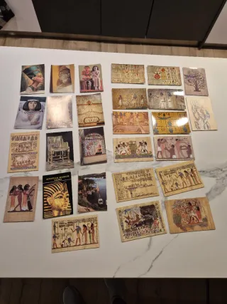 27 Postales Antiguas Egipto Arte Egipcio