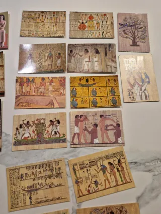 27 Postales Antiguas Egipto Arte Egipcio