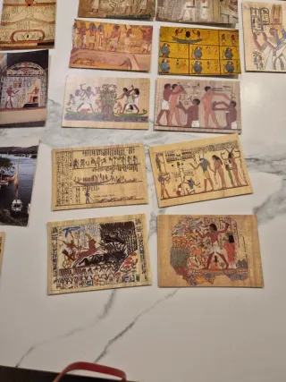 27 Postales Antiguas Egipto Arte Egipcio