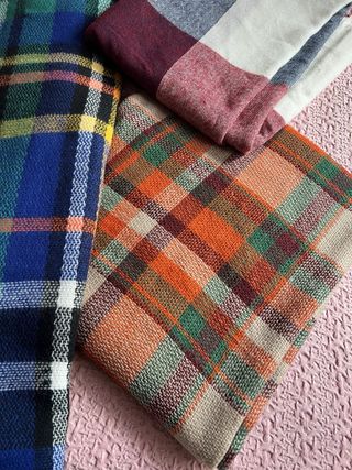 Lote 3 sciarpe quadrate multicolor