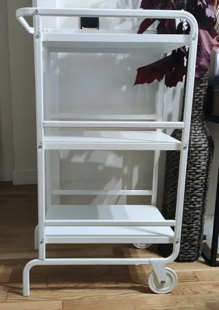 Carrito Estantería Ikea Blanco precio negociable