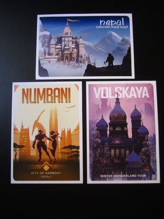 12 Postales Overwatch Collector's Edition