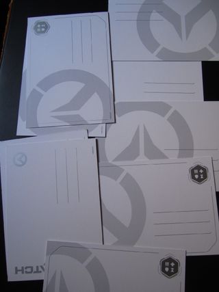 12 Postales Overwatch Collector's Edition