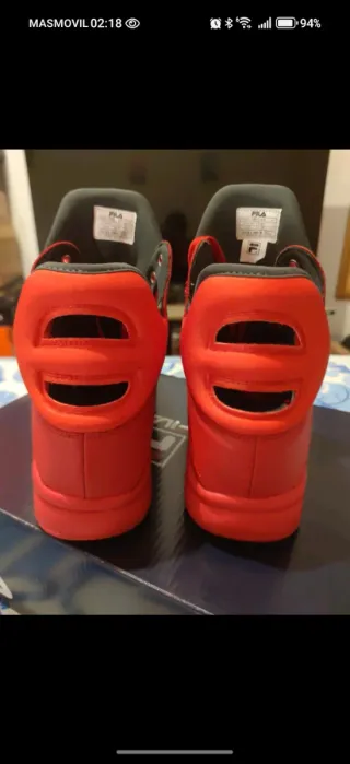 Fila Cage Mid Rojas Talla 45.5 Nuevas