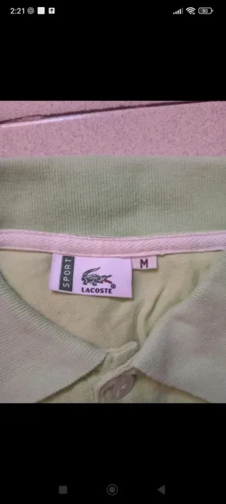 Polo Lacoste Verde Hombre