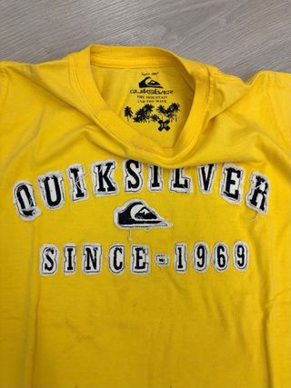 Camiseta Quiksilver Talla 10 Amarilla