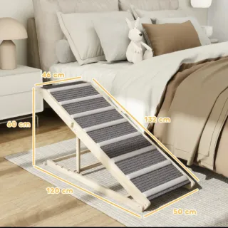 Rampa para mascotas perros alfombrilla plegable