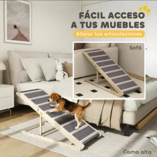 Rampa para mascotas perros alfombrilla plegable