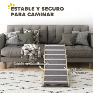 Rampa para mascotas perros alfombrilla plegable