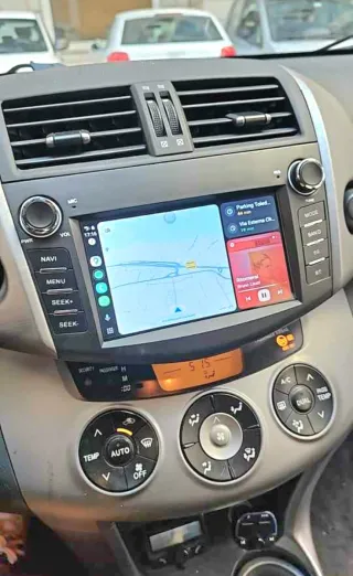 Rádio Toyota RAV4 Android 14 com GPS (Novo)