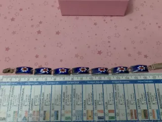 Bracciale anni '60 Made in Italy floreale