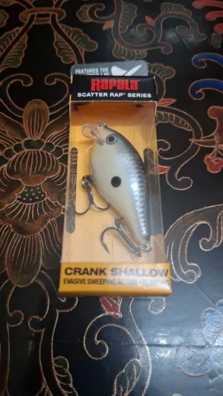 Lote 9 señuelos pesca Rapala Scatter Rap Crank