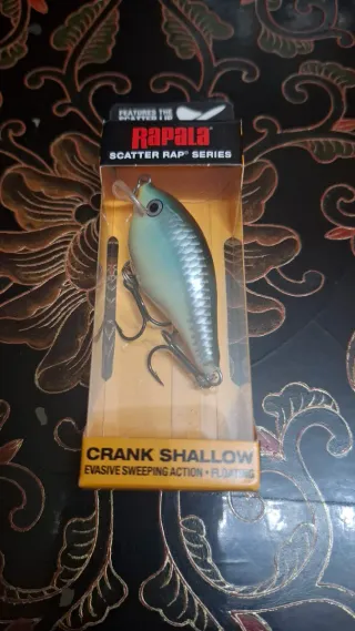 Lote 9 señuelos pesca Rapala Scatter Rap Crank