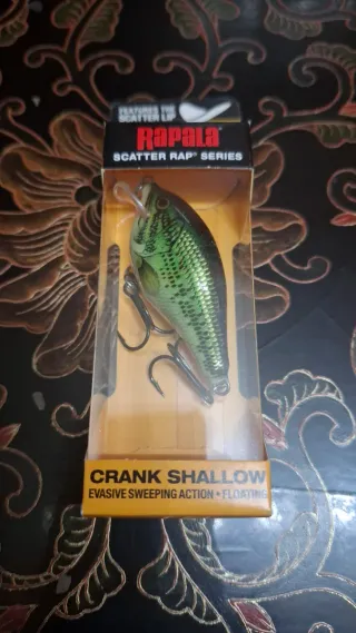 Lote 9 señuelos pesca Rapala Scatter Rap Crank