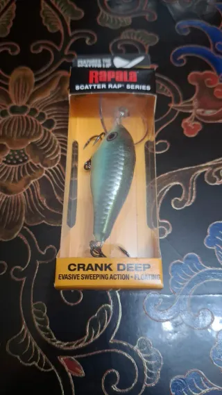 Lote 9 señuelos pesca Rapala Scatter Rap Crank