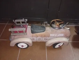 Coche Bomberos Hook & Ladder Antiguo