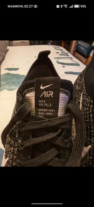 Nike Air VaporMax Flyknit 3 sin etiqueta