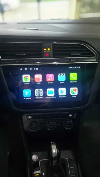 Rádio 4/64GB Volkswagen Tiguan Android 14 (Novo)