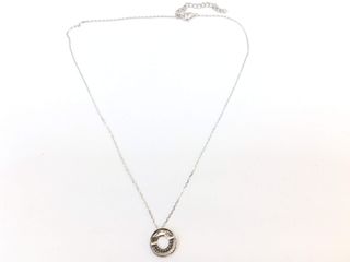 collar plata 925mm con piedra con circonita 19 5cm