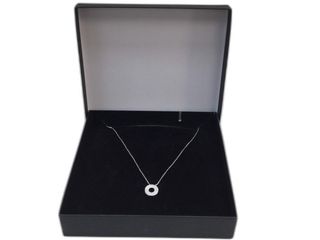 collar plata 925mm con piedra con circonita 19 5cm