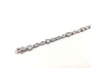 pulsera plata 925mm con piedra con circonita