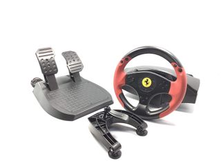 volante ps3 thrustmaster ferrari wheel red legend ed + pedal