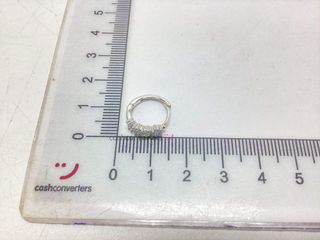 argollas plata 925mm con piedra con circonita