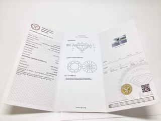 collar oro 18k con diamante de laboratorio 23cm