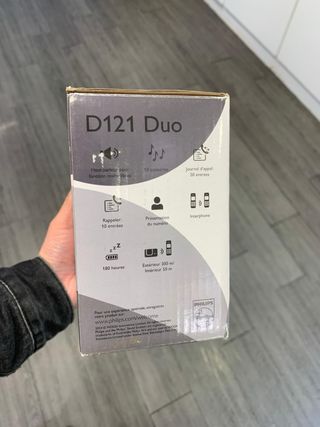 Teléfono Inalámbrico Philips D121 Duo