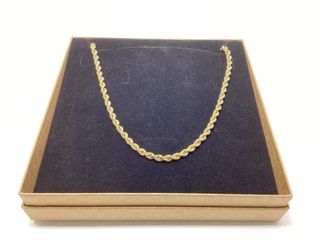 cadena oro 18k 28cm