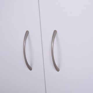 Zapatero Slim de Pared, Mueble Multiusos con 2 Puertas y Estantes Regulables para Dormitorio y Entrada, en Madera, 80X32X91Cm