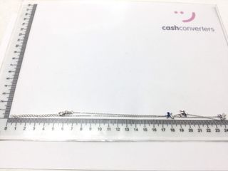 collar plata 925mm con piedra con circonita 21.5cm