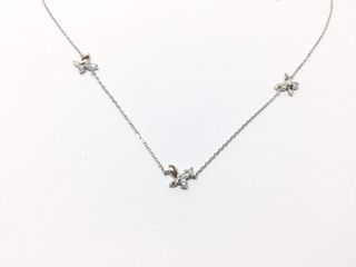 collar plata 925mm con piedra con circonita 21cm