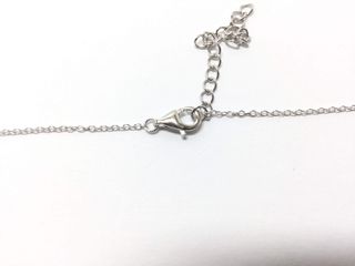 collar plata 925mm con piedra con circonita 21cm