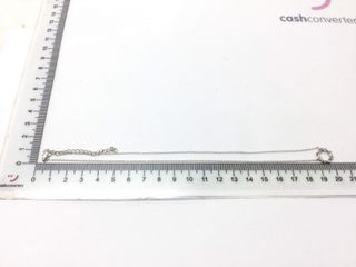 collar plata 925mm con piedra con circonita 21cm