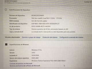 pc portatil hp 650 g10