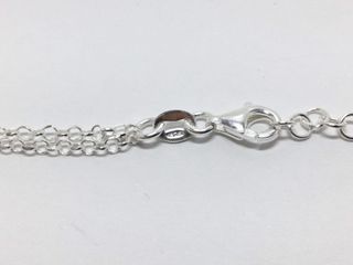 collar plata 925mm 22cm