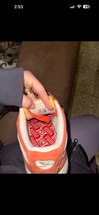 Zapatillas Puma Suede Naranja