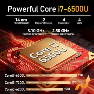 Portátil 15.6 Core i7-6500U 16GB RAM 512GB SSD