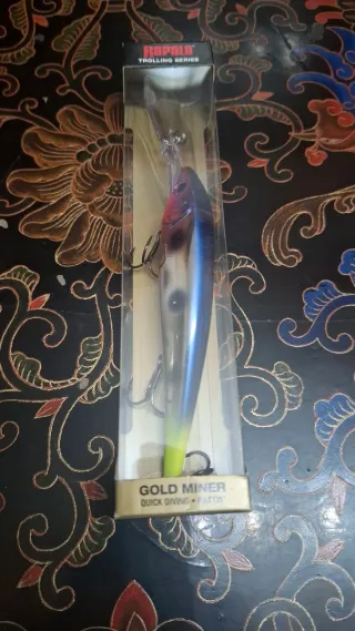 Lote 5 señuelos pesca Rapala Gold Miner