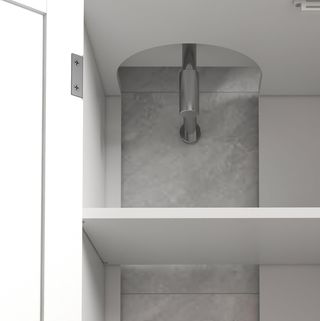 Mueble Bajo Lavabo de Pie, Armario de Baño de 2 Puertas con 3 Estantes Abiertos en Madera Estilo Country, 90X30X60Cm, Blanco