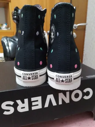 Converse All Star pois ricamati mis 38.5