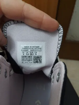 Converse All Star pois ricamati mis 38.5