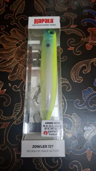 Lote 3 señuelos pesca Rapala Jowler 127