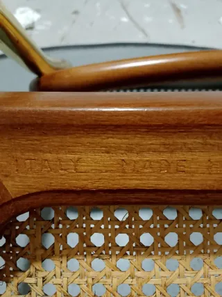 Silla Cesca Madera y Ratán