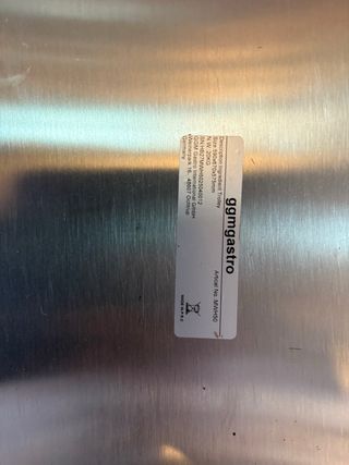 Carro Ingredientes Acero Inoxidable GGMGastr